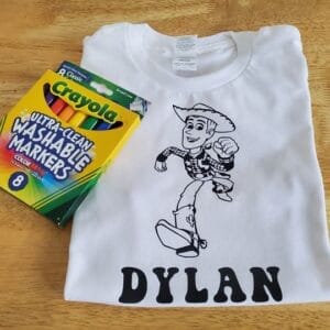 Woody Coloring Shirt