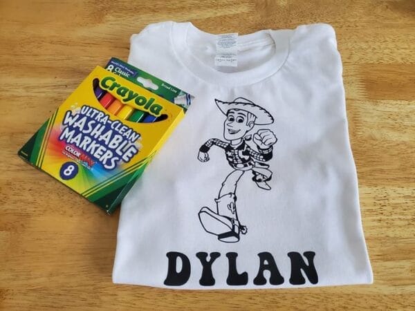 Woody Coloring Shirt