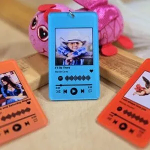 Music Player Keychain/ Bag Tag