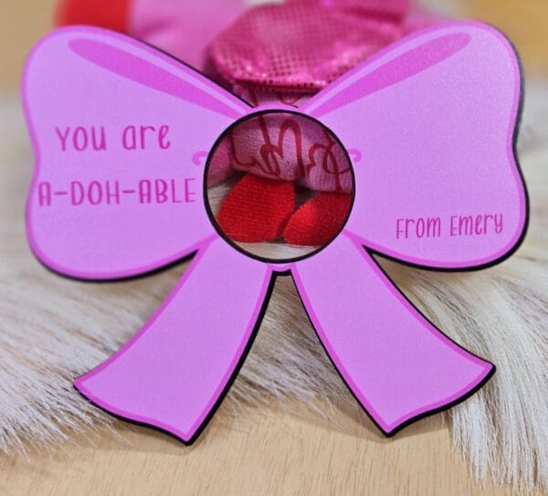 Bow Play-Doh Valentine - Image 3
