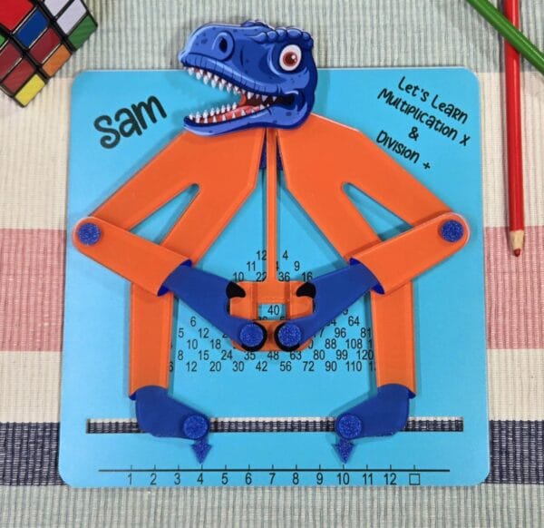 Dinosaur Multiply and Divide Slider