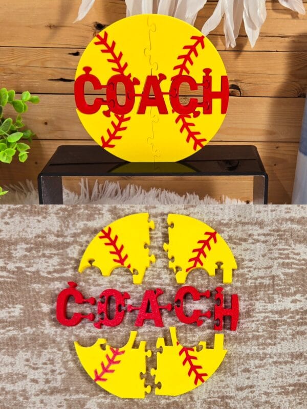 Softball Standing Puzzle