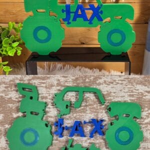 Monster Truck Standing Puzzle