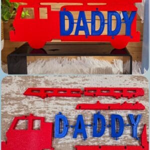 Firetruck Standing Puzzle