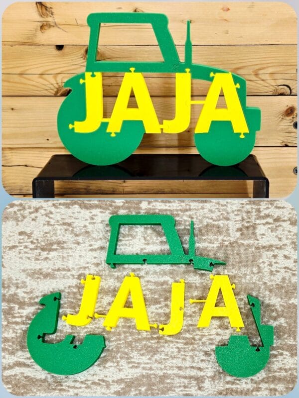 Tractor Standing Puzzle