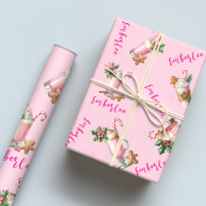 Christmas Coffee Wrapping Paper