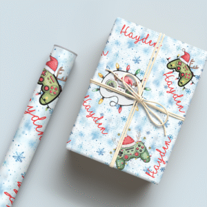 Christmas Game Controller Wrapping Paper