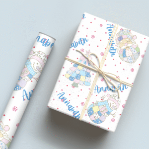 Christmas Patchwork Wrapping Paper
