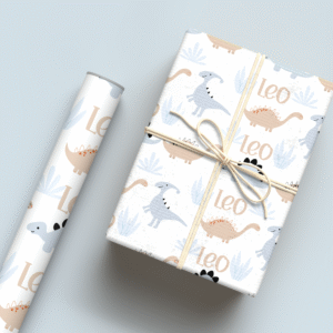 Dinosaur Birthday 8 Wrapping Paper