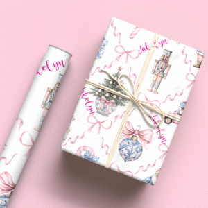 Pink Nutcracker Wrapping Paper